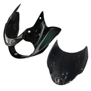 Head Light Visor/mask-bajaj Discover 100cc Black( Green Stk)