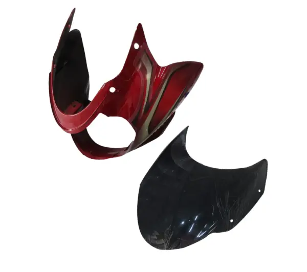Head Light Visor/mask-bajaj Discover 100cc Red