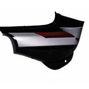 Side Panel/cover-bajaj Ct-100 Black(red Stk)