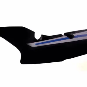 Tail Panel/seat Cowl-tvs Victor Gx Black(blue Stk)