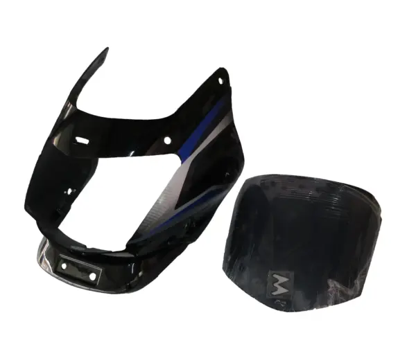 Head Light Visor/mask-bajaj Platina 125cc Black(blue Stk)