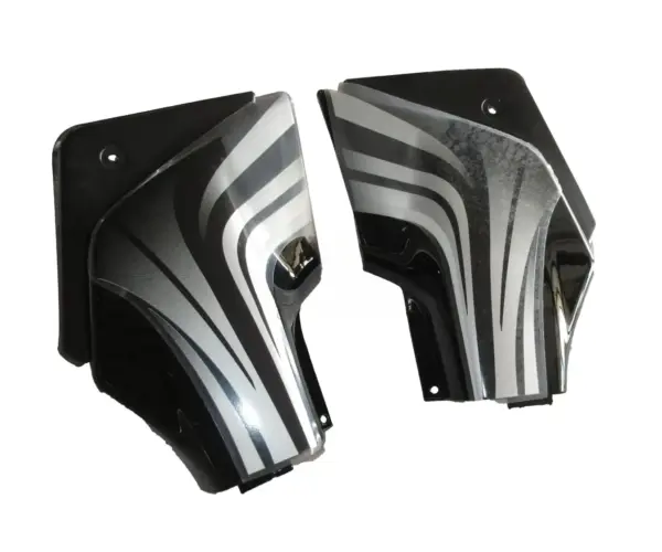Side Panel/cover-hero Passion Pro Black (silver Bike)
