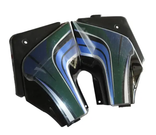 Side Panel/cover-hero Passion Pro Digital Black (white Bike)