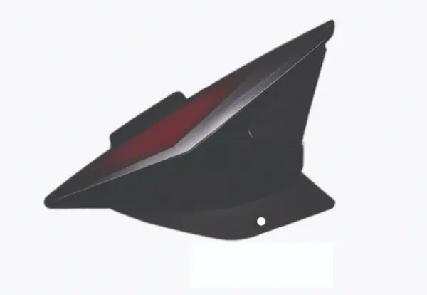 Side Panel/cover-bajaj Platina 125cc Black(red Stk)