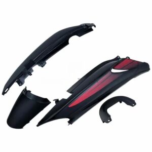 Tail Panel/seat Cowl-hero Glamour N/m Black (red Bike)