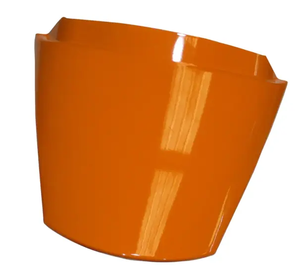 Rear Cowl Center  Plate Fit For  Hero Glamour  (vibrant Orange Colour