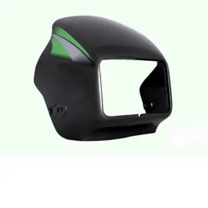 Head Light Visor/mask-bajaj Caliber 115 Metalic Black (red Stk)