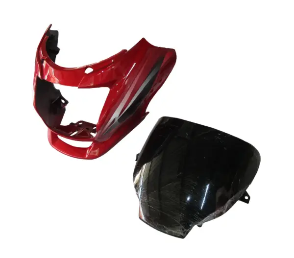 Head Light Visor/mask-hero Super Splendor Latest (type 2) Red