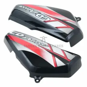 Side Panel/cover-hero Cd Deluxe N/m (self Start) Black (red Stk)
