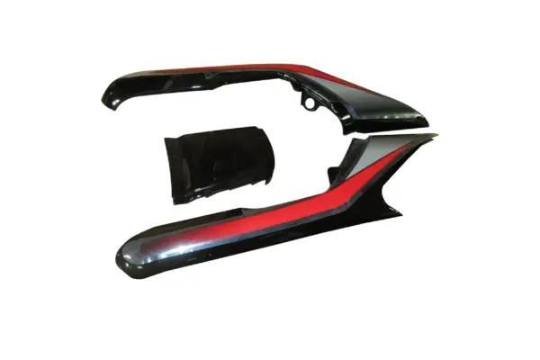 Tail Panel/seat Cowl-hero Cd Deluxe N/m Black (red Stk)
