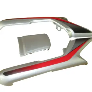 Tail Panel/seat Cowl-hero Cd Deluxe N/m Silver (red Stk)