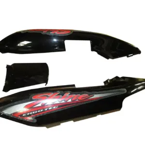 Tail Panel/seat Cowl-honda Shine Latest Black (red Stk)