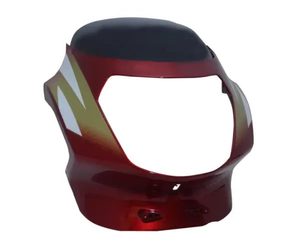 Head Light Visor/mask-tvs Victor Glx Red