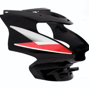 Head Light Visor/mask-tvs Star Sport O/m Black (red Stk)