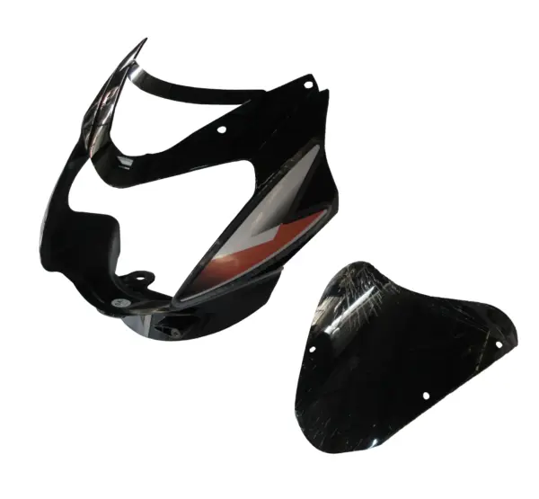 Head Light Visor/mask-tvs Star Sport O/m Black (copper Stk)