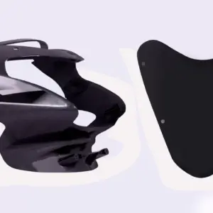 Head Light Visor/mask-tvs Star Sport O/m Grey