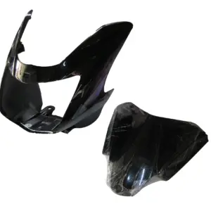 Head Light Visor/mask-tvs Star Cvti 110cc (horse Type) Black (purple Stk)