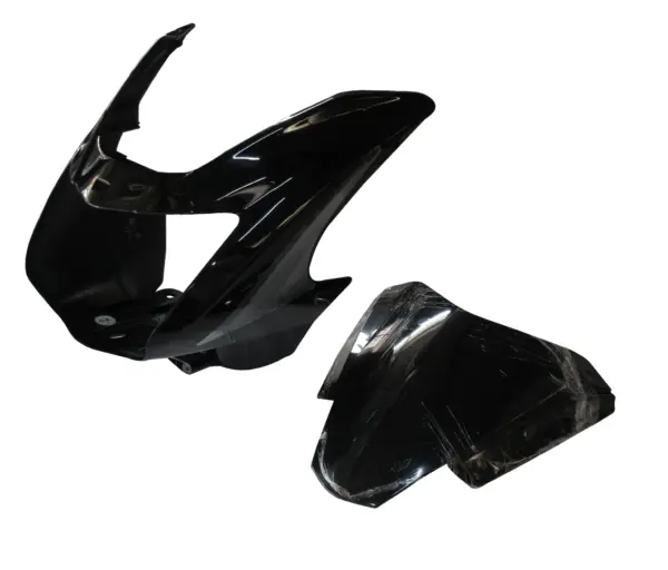 Head Light Visor/mask-tvs Star Cvti 110cc (horse Type) Black (grey Stk)