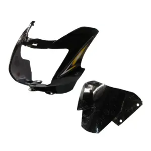 Head Light Visor/mask-tvs Star Cvti 110 Cc N/m Black (yellow Stk)