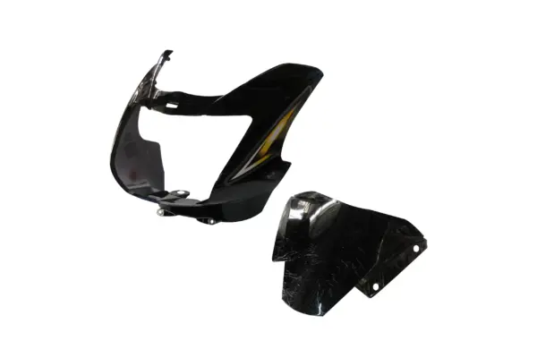 Head Light Visor/mask-tvs Star Cvti 110 Cc N/m Black (yellow Stk)