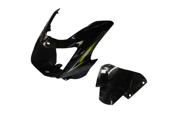 Head Light Visor/mask-tvs Star Cvti 110 Cc N/m Black (green Stk)