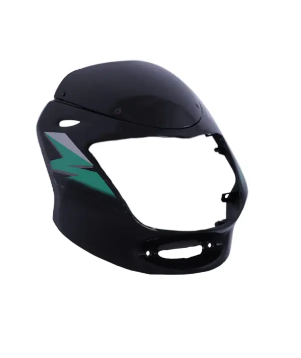 Head Light Visor/mask-bajaj Caliber 115 Metalic Black (green Stk)