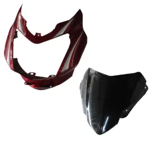 Head Light Visor/mask-tvs Star Sport Latest (type-3) Red