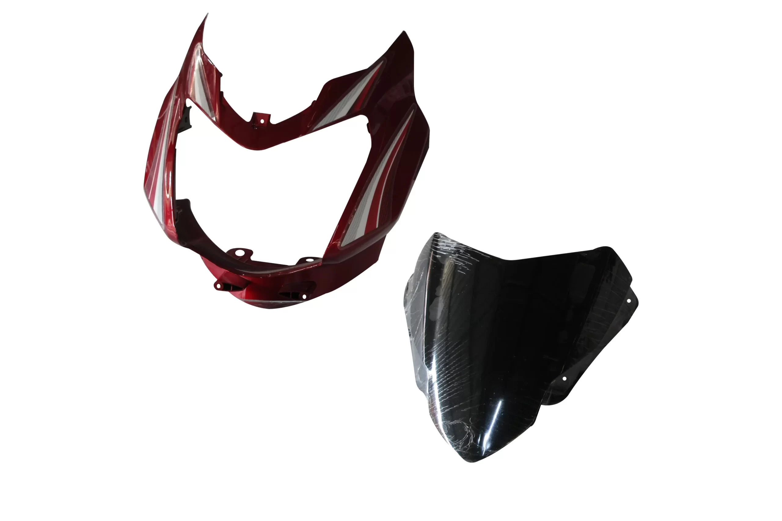 Head Light Visor/mask-tvs Star Sport Latest (type-3) Red