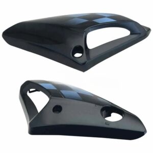 Tank Side Cover/panel Set (lh+rh)-hero Honda  Glamour N/m Black (blue Stk)
