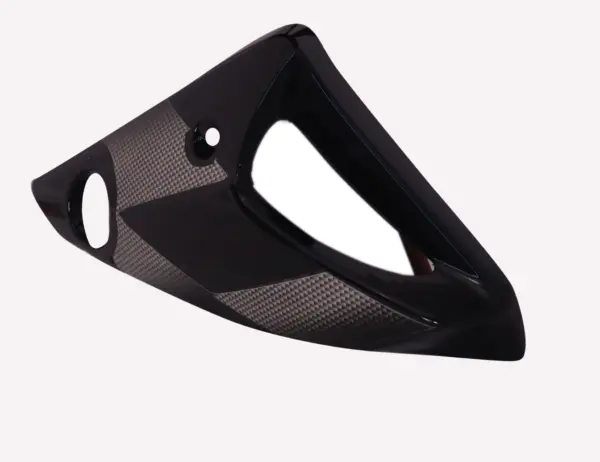 Tank Side Cover/panel Set (lh+rh)-hero Honda Glamour Latest (type-3) Black (silver Stk)