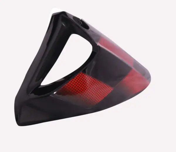 Tank Side Cover/panel Set (lh+rh)-hero Honda  Glamour Latest (type-3) Black (red Stk)