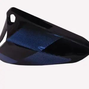 Tank Side Cover/panel Set (lh+rh)-hero Honda  Glamour Latest (type-3) Black (blue Stk)