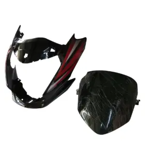 Head Light Visor/mask-hero Passion  Xpro Black (red Stk)