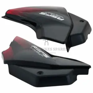 Side Panel/cover-herohonda Glamour Latest N/m (type-4) Black (red Stk)