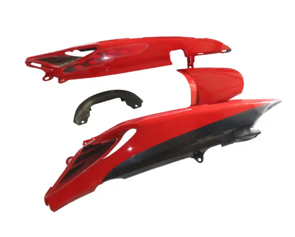 Tail Panel/seat Cowl-hero Glamour Latest N/m (type-4) S. Red (black Bike)
