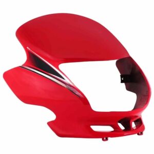 Head Light Visor/mask-honda Dream Yuga N/m Sport Red
