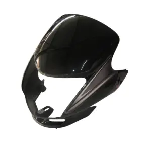 Head Light Visor/mask-honda Dream Yuga N/m Black (grey Stk)
