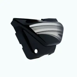 Side Panel/cover-hero Splendor Pro (new Graphics) Black (silver Stk)