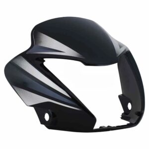 Head Light Visor/mask-hero Splendor  Nxg Latest Black (silver Stk)