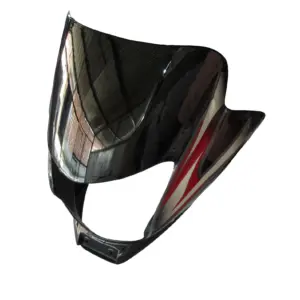 Head Light Visor/mask-bajaj Platina 100es Black (red Stk)