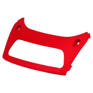 Back Plate Fit For  Hero Pleasure Rr Sports Red