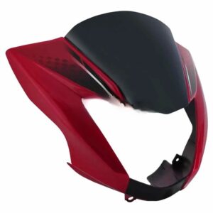 Head Light Visor/mask-hero Glamour Latest N/m (type-6) Red