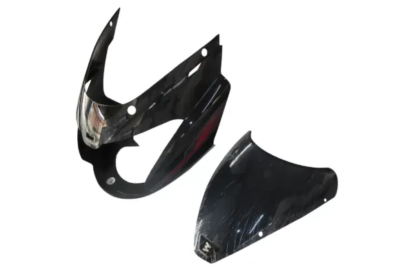 Head Light Visor/mask-bajaj Pulsar 150/180cc Dtsi Ug-6 Black/red