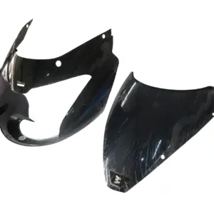 Head Light Visor/mask-bajaj Pulsar 150/180cc Dtsi Ug-6 Black/blue