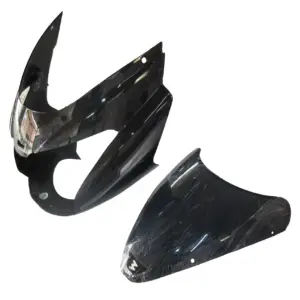 Head Light Visor/mask-bajaj Pulsar 150/180cc Dtsi Ug-6 Black/silver