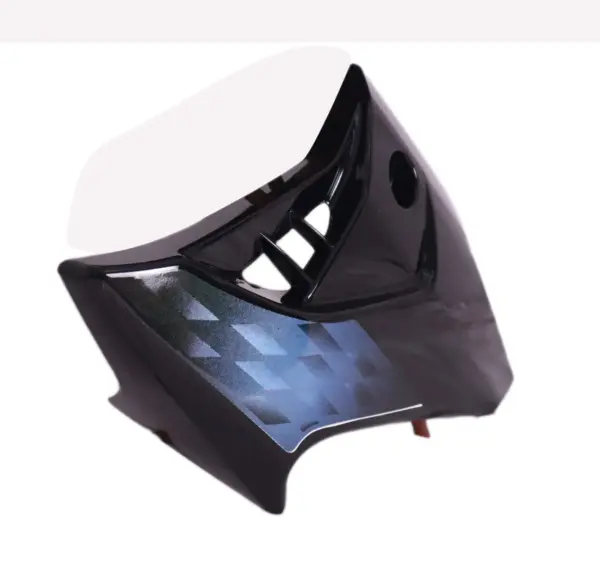 Tank Side Cover/panel Set (lh+rh)-hero Honda Glamour N/m (type-4) Black (blue Stk)