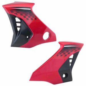 Tank Side Cover/panel Set (lh+rh)-hero Honda Glamour N/m (type-6) Red