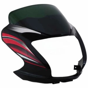 Head Light Visor/mask-hero Passion Pro Type 3 Black (red Stk)
