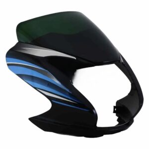 Head Light Visor/mask-hero Passion Pro Type 3  Black(blue Stk)