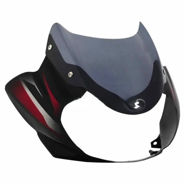 Head Light Visor/mask-bajaj Discover 125 Ug-3 Black (red Stk)